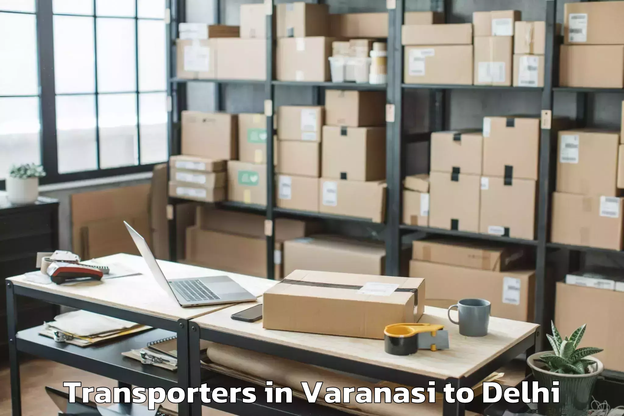 Easy Varanasi to Okhla Industrial Estate Okhla Transporters Booking